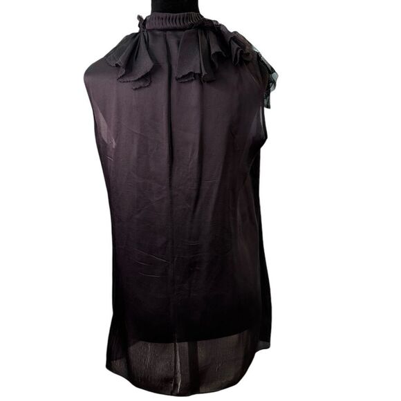 Givenchy Silk Sleeveless Ruffle Blouse (EU 40/US 8) - Picture 9 of 13